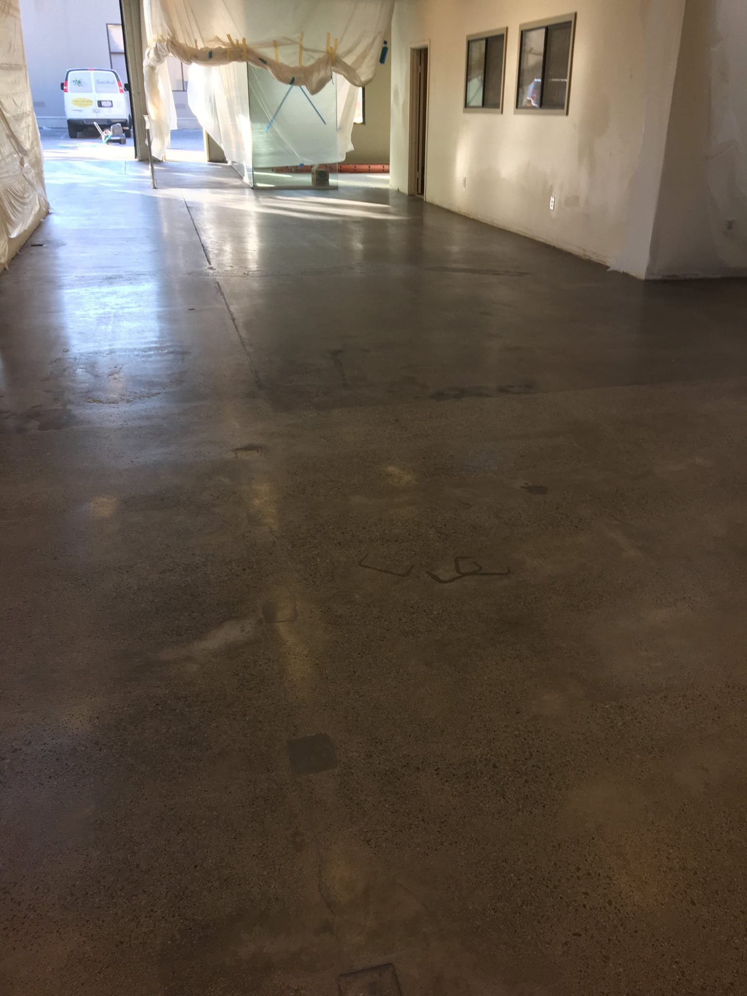 Concrete polishing floor service at Finished Floors in Orangevale, California
