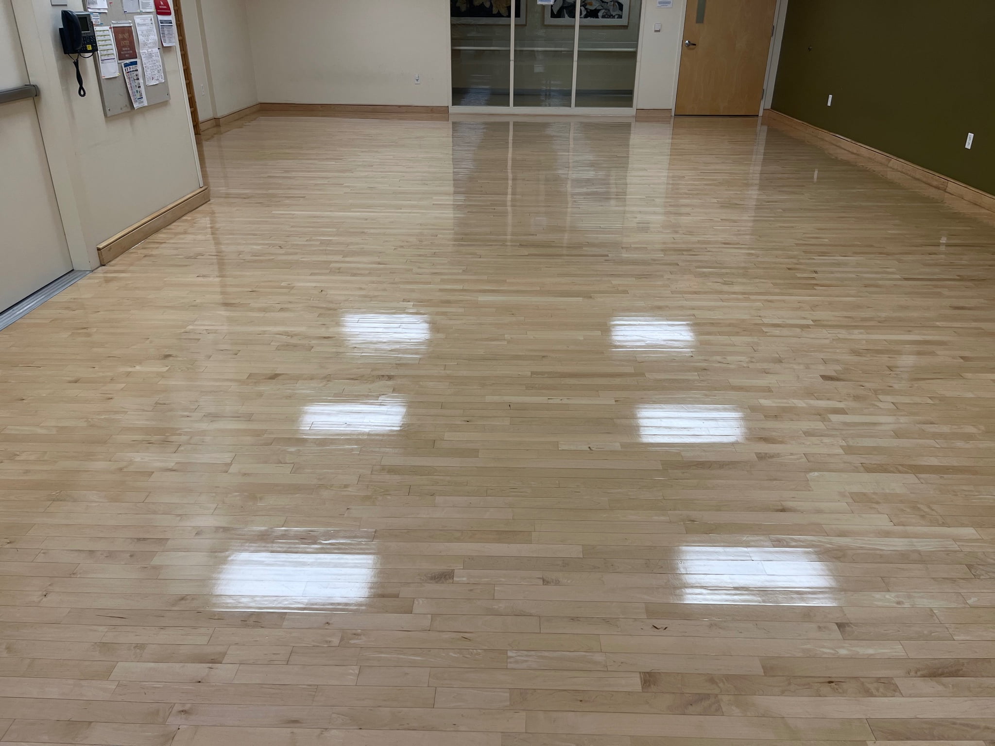 Gym floor service at Finished Floors in Orangevale, California