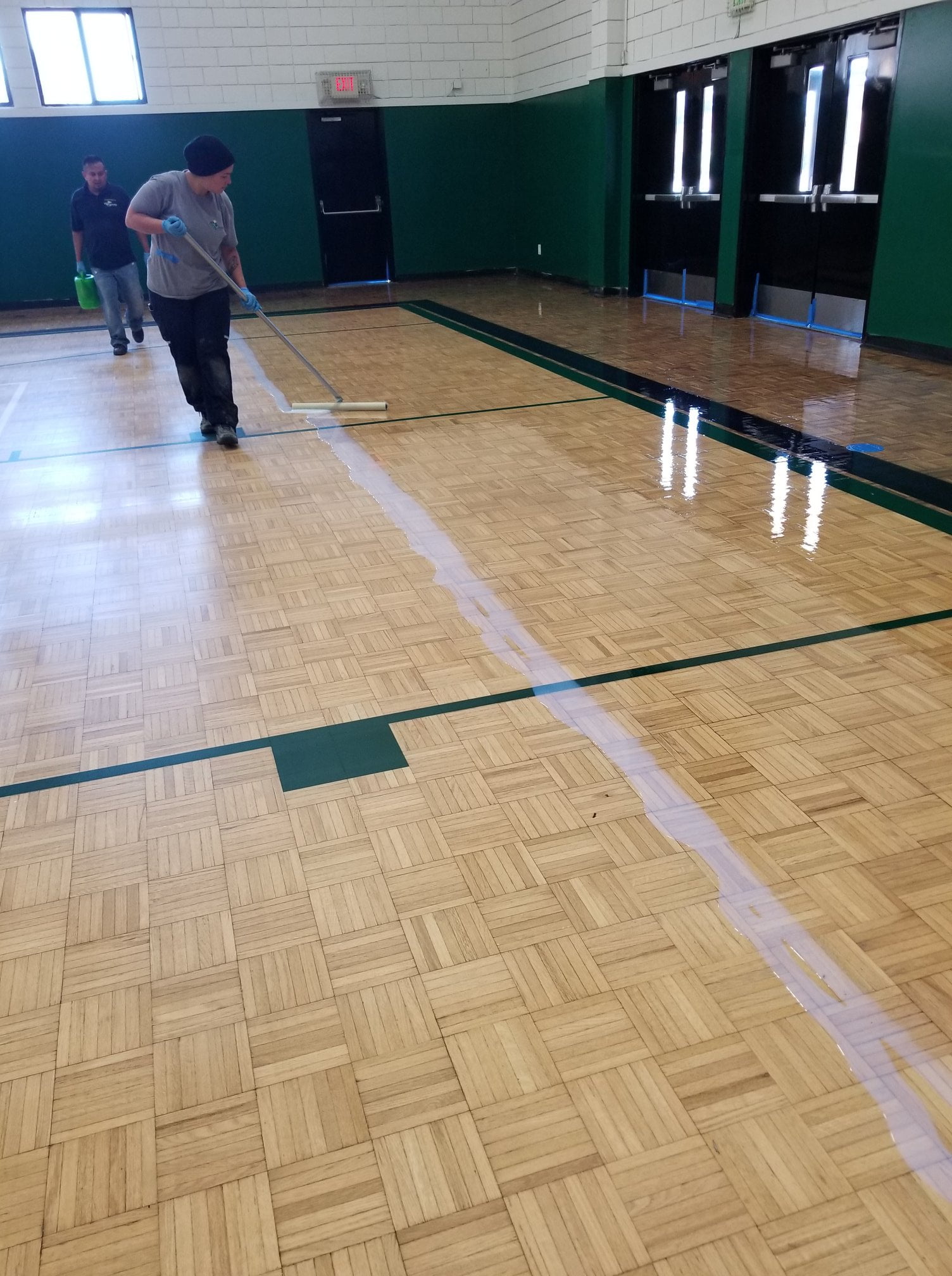 Gym floor service at Finished Floors in Orangevale, California